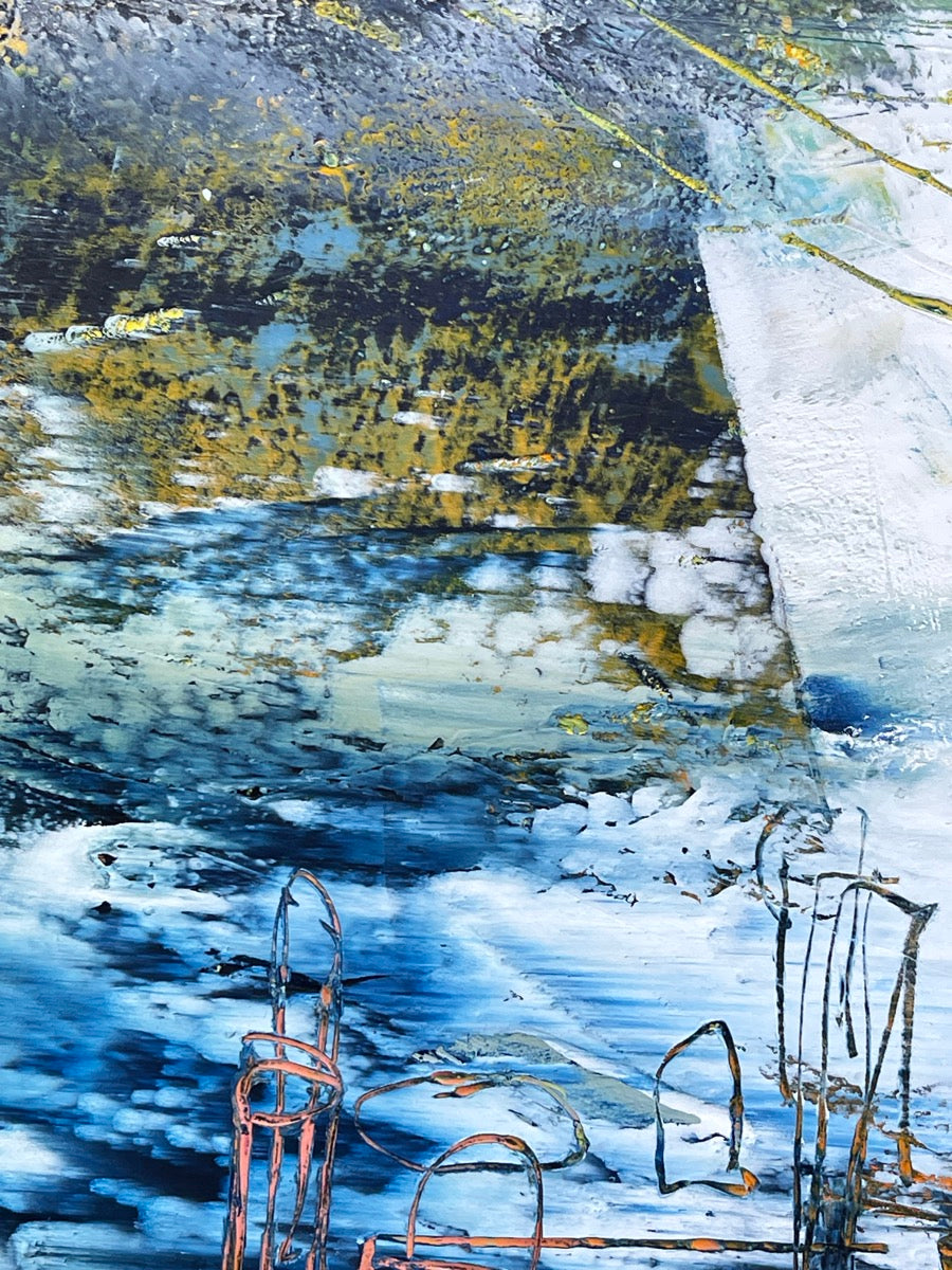 Show Me Your Vision<br>76.2x76.2x1.9cm<br>30”x30”x0.75”