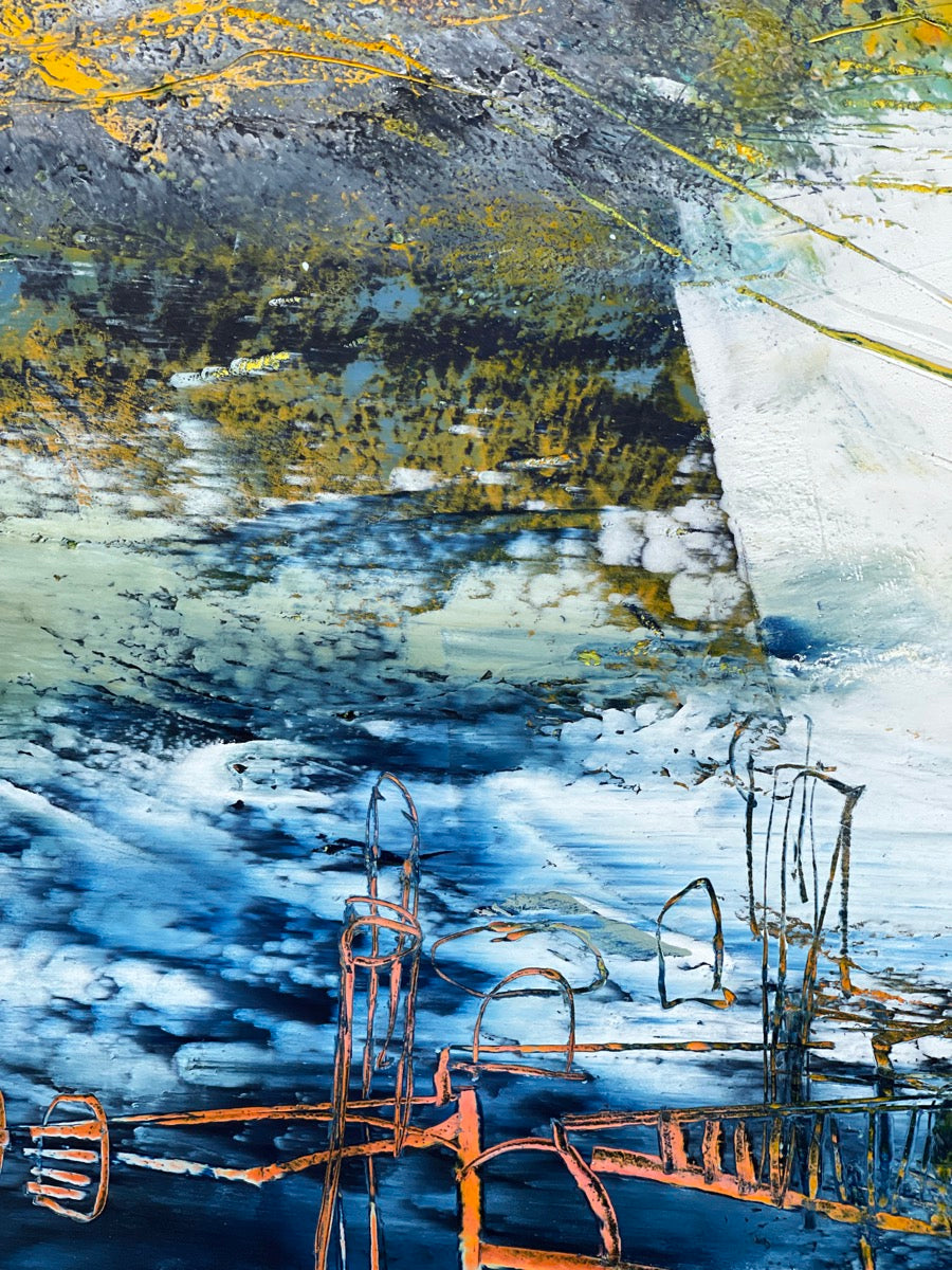 Show Me Your Vision<br>76.2x76.2x1.9cm<br>30”x30”x0.75”