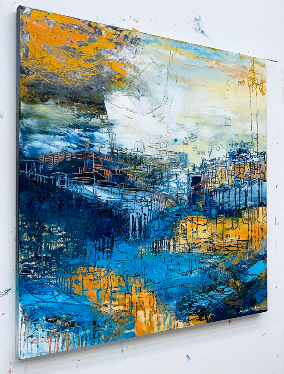 Show Me Your Vision<br>76.2x76.2x1.9cm<br>30”x30”x0.75”