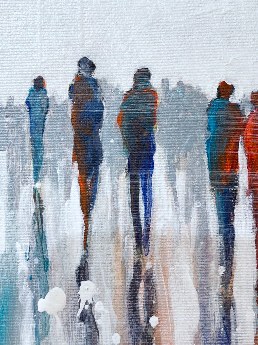 Together We Sing <br>30x30x3 cm<br>12”x12"x1.2"