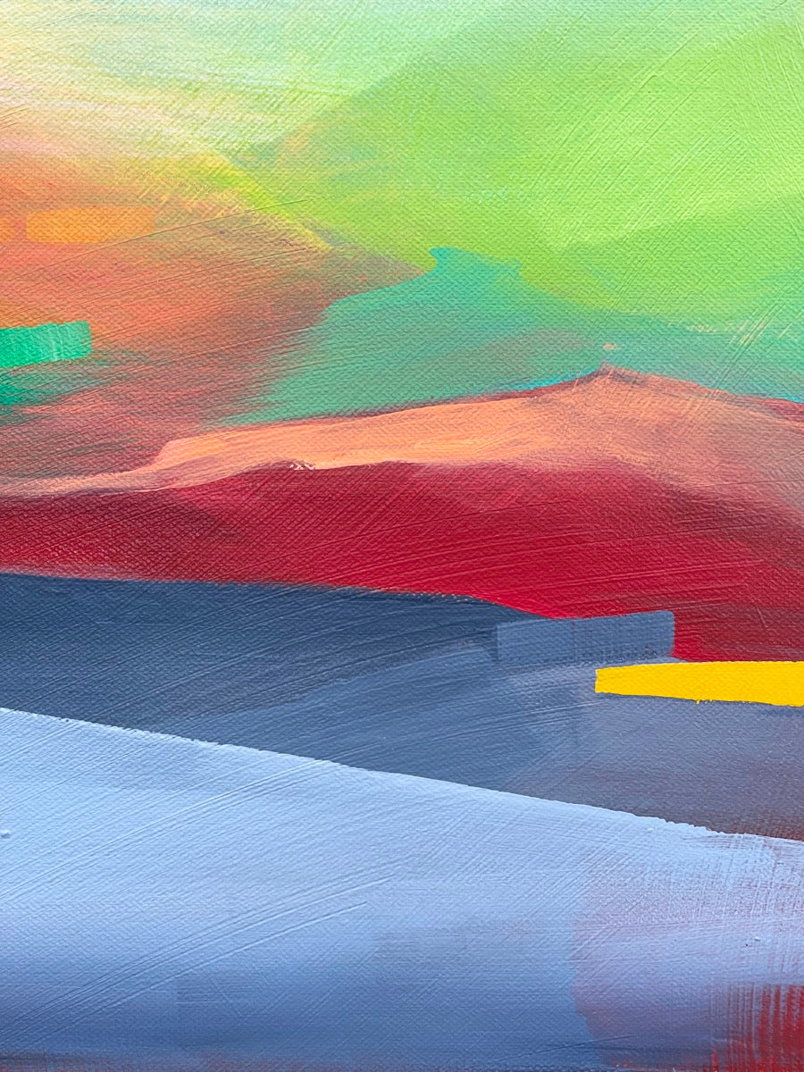 A Bright Sunny Day <br>100x100x2.5 cm<br>39.4”x39.4”x1”