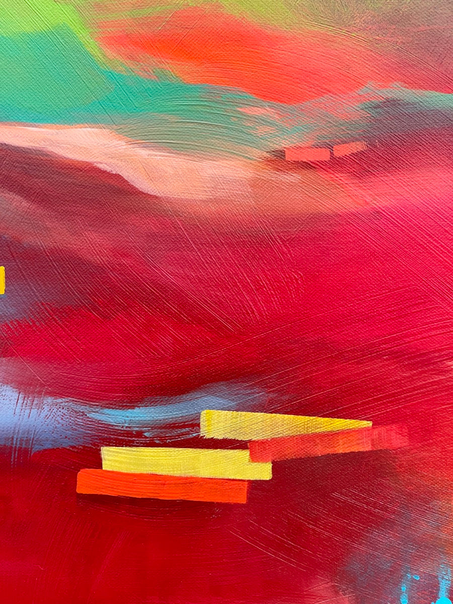 A Bright Sunny Day <br>100x100x2.5 cm<br>39.4”x39.4”x1”