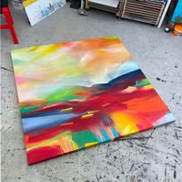 A Bright Sunny Day <br>100x100x2.5 cm<br>39.4”x39.4”x1”