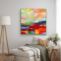 A Bright Sunny Day <br>100x100x2.5 cm<br>39.4”x39.4”x1”