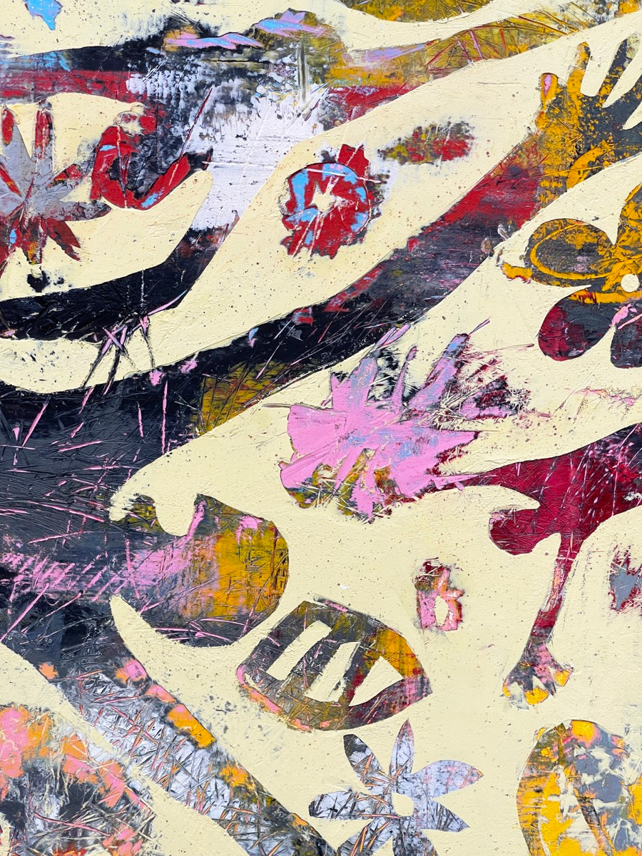 A Contemporary Tale <br>103x103x3 cm<br>40.5"x40.5"x1.2"
