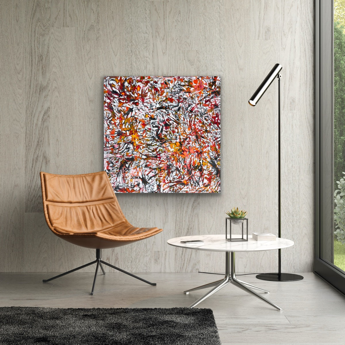 Ad Infinitum <br>103x103x3 cm<br>40.5"x40.5"x1.2"