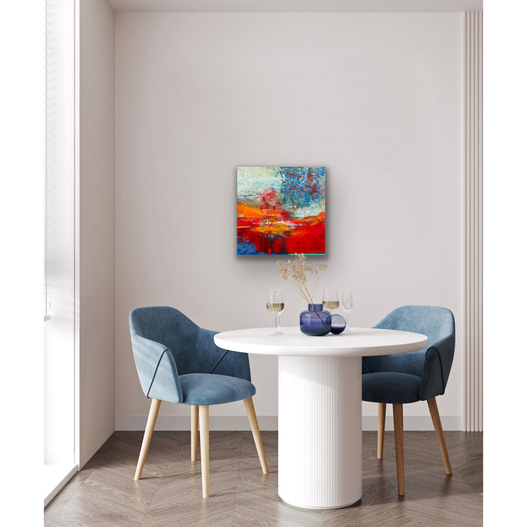 As Time Passes By <br>61x61x4 cm<br>24"x24"x1.8"