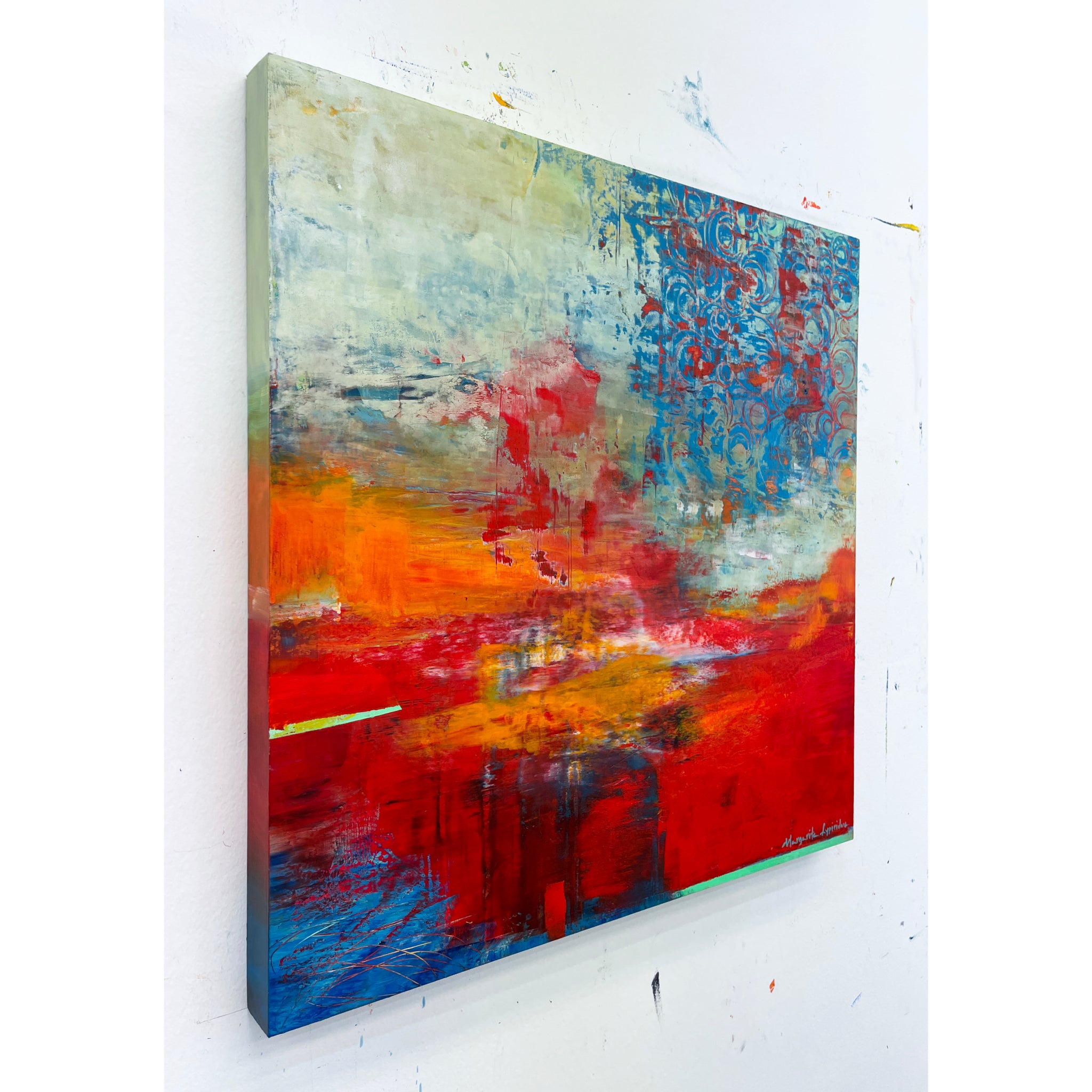 As Time Passes By <br>61x61x4 cm<br>24"x24"x1.8"