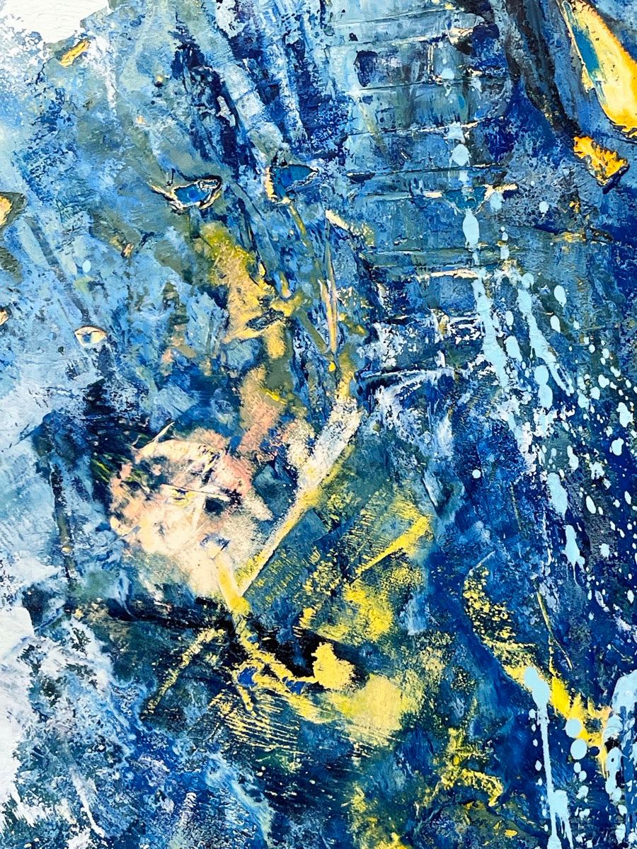 Burst<br>122x30x4 cm<br>48”x12”x1.5"