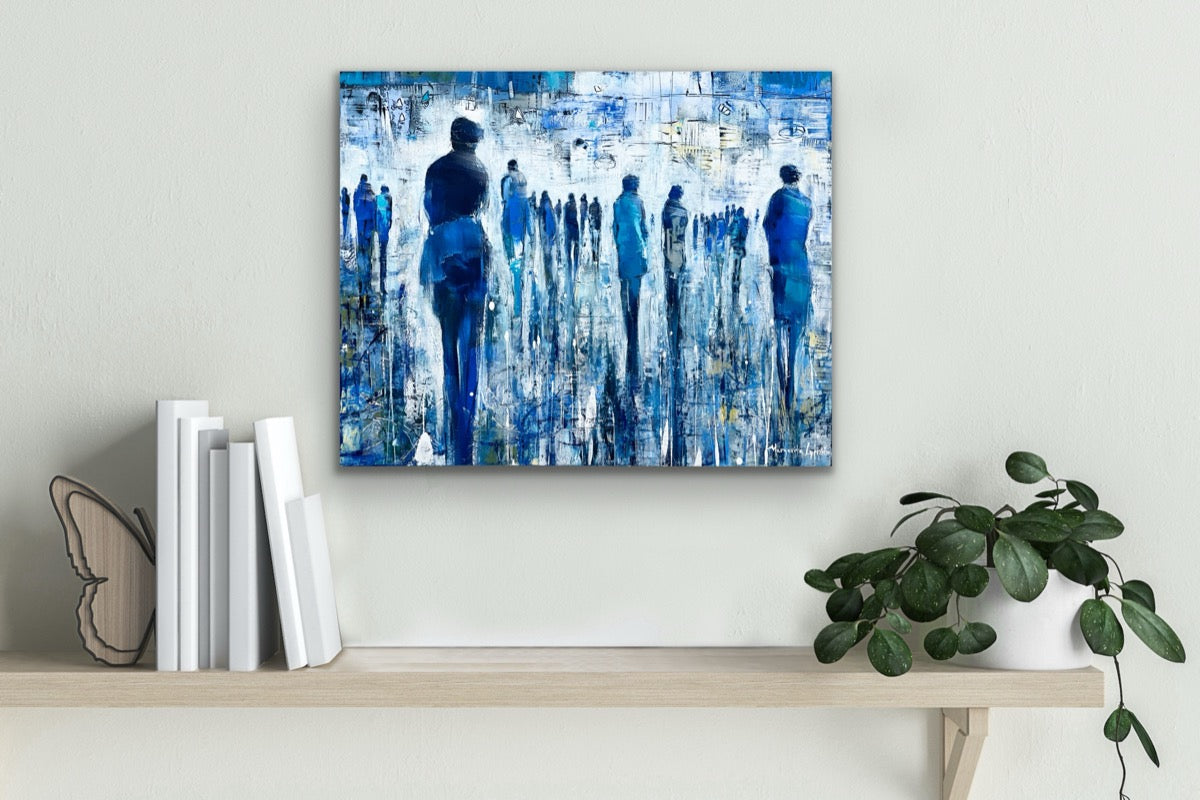 Enter The Dancer<br>40x50x2 cm<br>15.7"x19.7"x0.8"