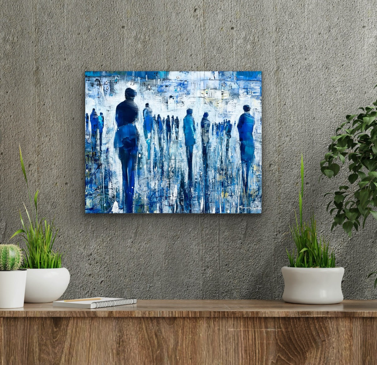 Enter The Dancer<br>40x50x2 cm<br>15.7"x19.7"x0.8"