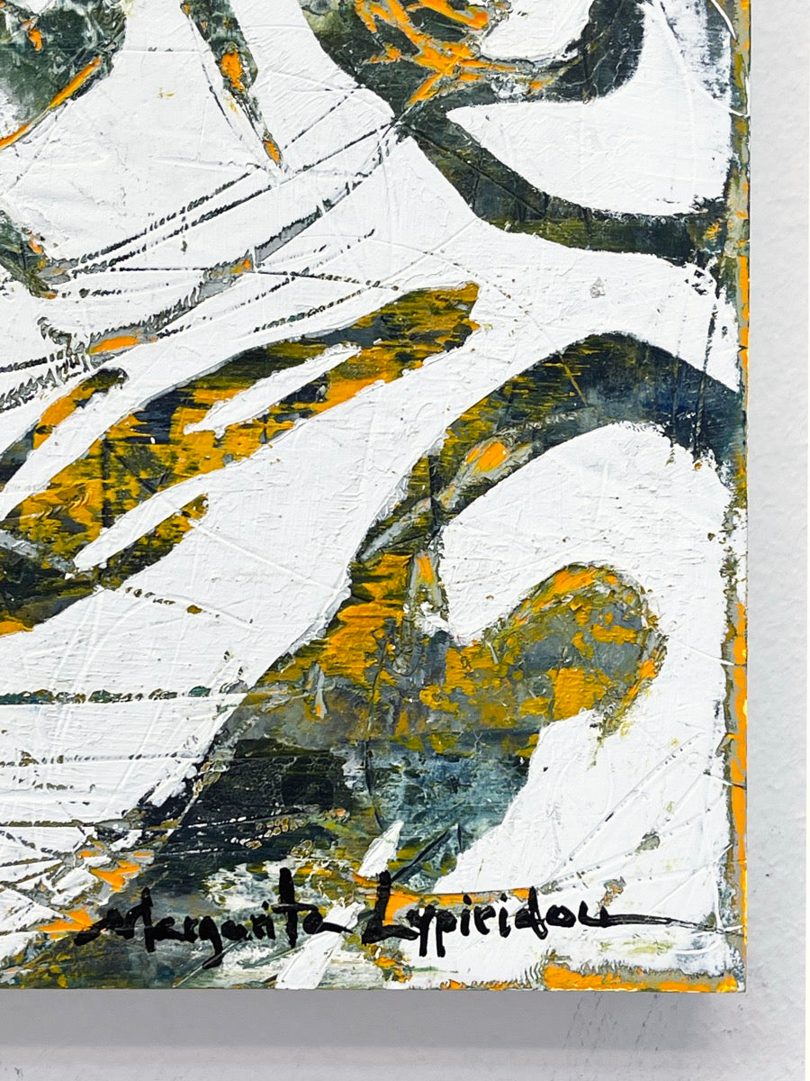 Falling Together <br>40x40x2.5 cm<br>15.8"x15.8"x1"