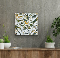 Falling Together <br>40x40x2.5 cm<br>15.8"x15.8"x1"