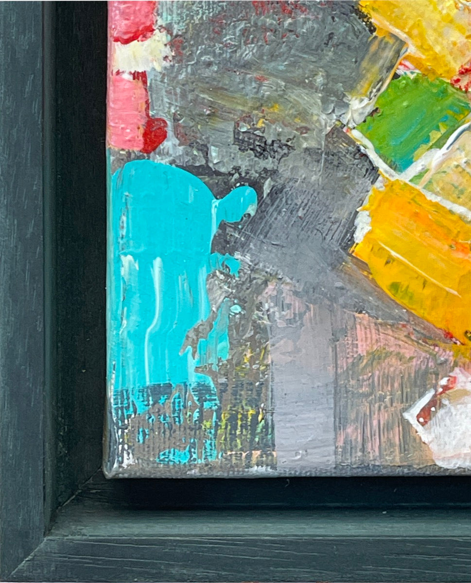 Happy As We Go<br>40x50x2 cm<br>15.7"x19.7"x0.8"
