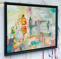 Happy As We Go<br>40x50x2 cm<br>15.7"x19.7"x0.8"
