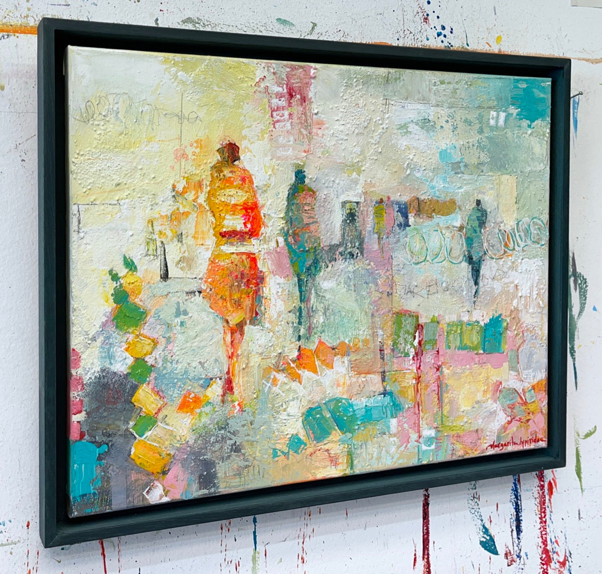 Happy As We Go<br>40x50x2 cm<br>15.7"x19.7"x0.8"