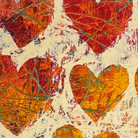 Heartbeat <br>25.5x25.5x2.5 cm<br>10"x10"x1"