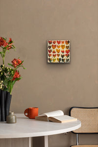 Heartbeat <br>25.5x25.5x2.5 cm<br>10"x10"x1"