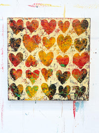 Heartbeat <br>25.5x25.5x2.5 cm<br>10"x10"x1"