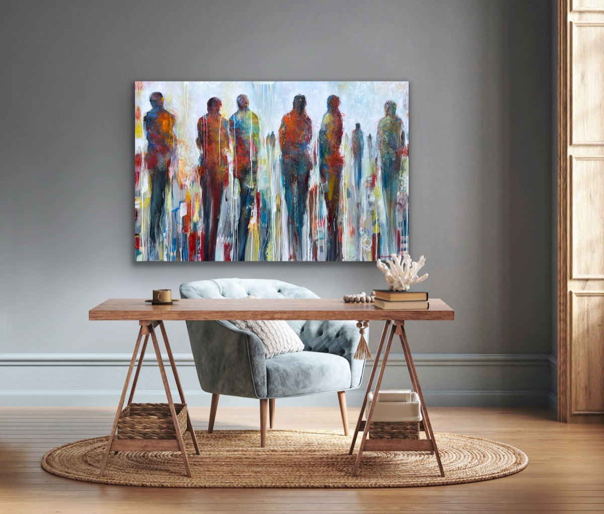 If You Could See Me Now <br>102x152x3.8 cm cm<br>40"x60"x1.5"