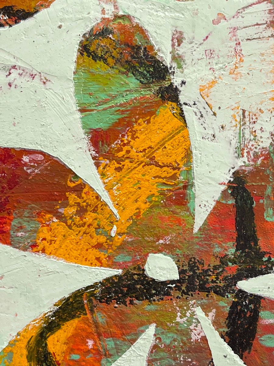 Love Me Love Me Not <br>40x40x2.5 cm<br>15.8"x15.8"x1"