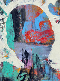 The Elephant In The Room <br>110x125x2.5 cm<br>43.3"x49.2"x1"