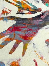 The Elephant In The Room <br>110x125x2.5 cm<br>43.3"x49.2"x1"