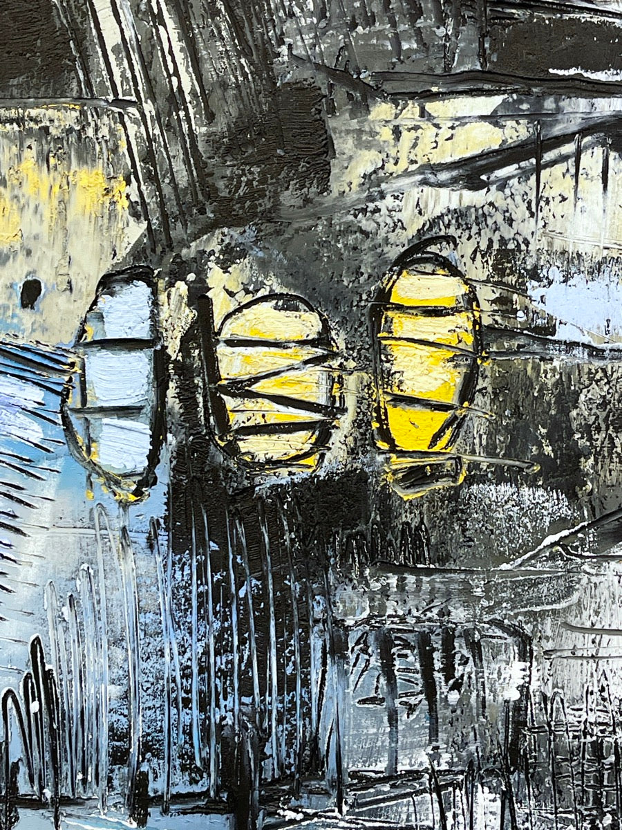 Thirty Three Places<br>120x48x4cm<br>47.2"x18.9"x1.6"