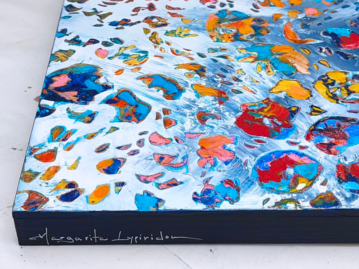 Carried By The Wind <br>23x61x2.5 cm<br>9”x24”x1”