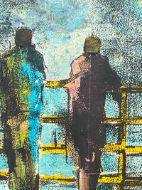 Farewell <br>14x14 cm, 25x25 cm with mat<br>5.5”x5.5”, 9.8`’x9.8” with mat