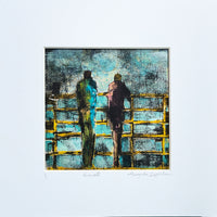 Farewell <br>14x14 cm, 25x25 cm with mat<br>5.5”x5.5”, 9.8`’x9.8” with mat