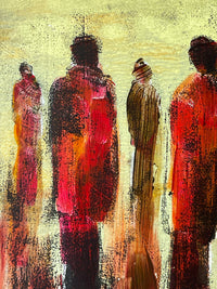 Farther Down The Road <br>14x14 cm, 25x25 cm with mat<br>5.5”x5.5”, 9.8`’x9.8” with mat