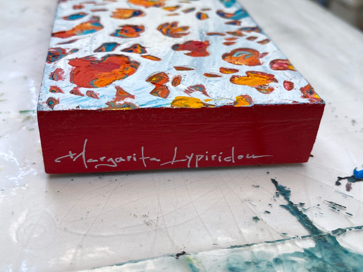 Happy Monday <br>9x51x2.5 cm<br>3.5”x20”x1”