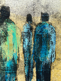 Looking Out <br>14x14 cm, 25x25 cm with mat<br>5.5”x5.5”, 9.8`’x9.8” with mat