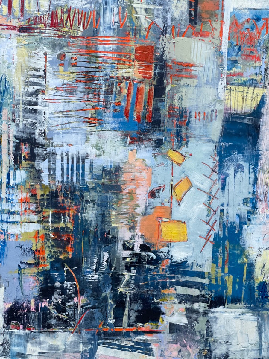 Megalopolis <br>76x152x3.8 cm<br>30x60”x1.5’’