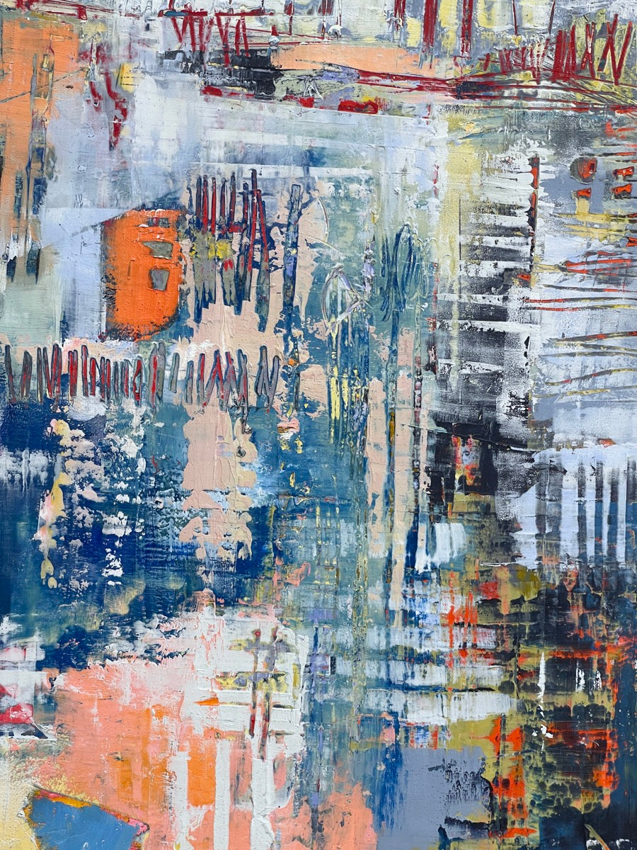 Megalopolis <br>76x152x3.8 cm<br>30x60”x1.5’’