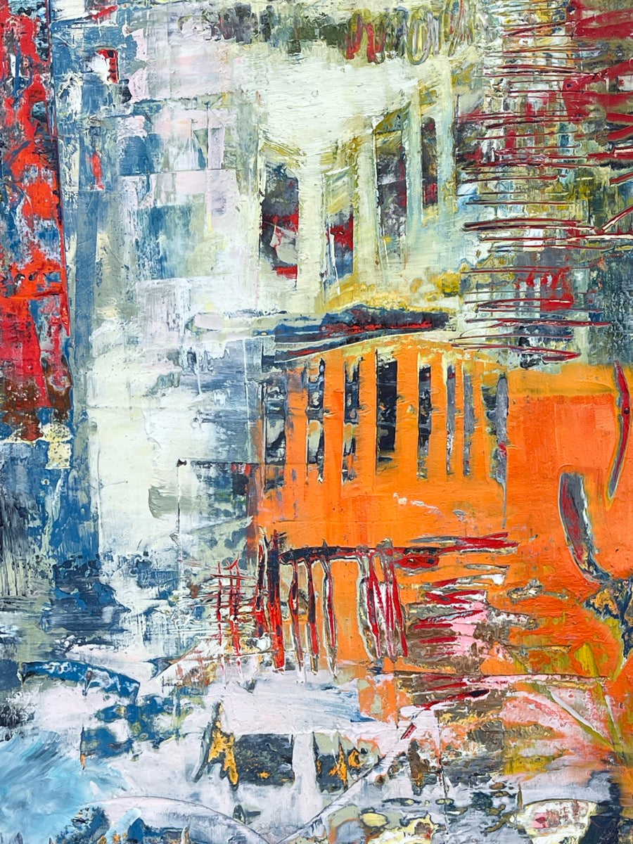 Megalopolis <br>76x152x3.8 cm<br>30x60”x1.5’’