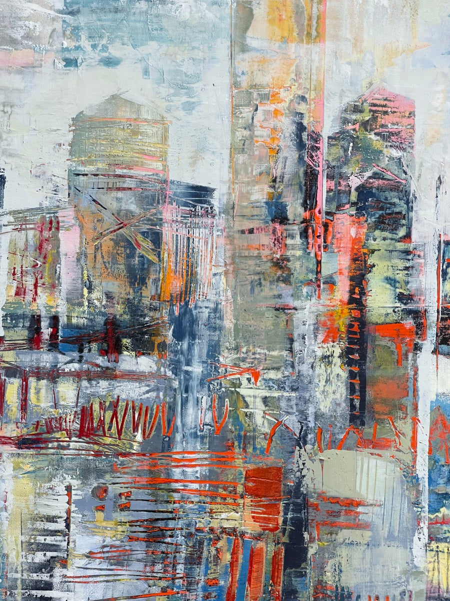 Megalopolis <br>76x152x3.8 cm<br>30x60”x1.5’’