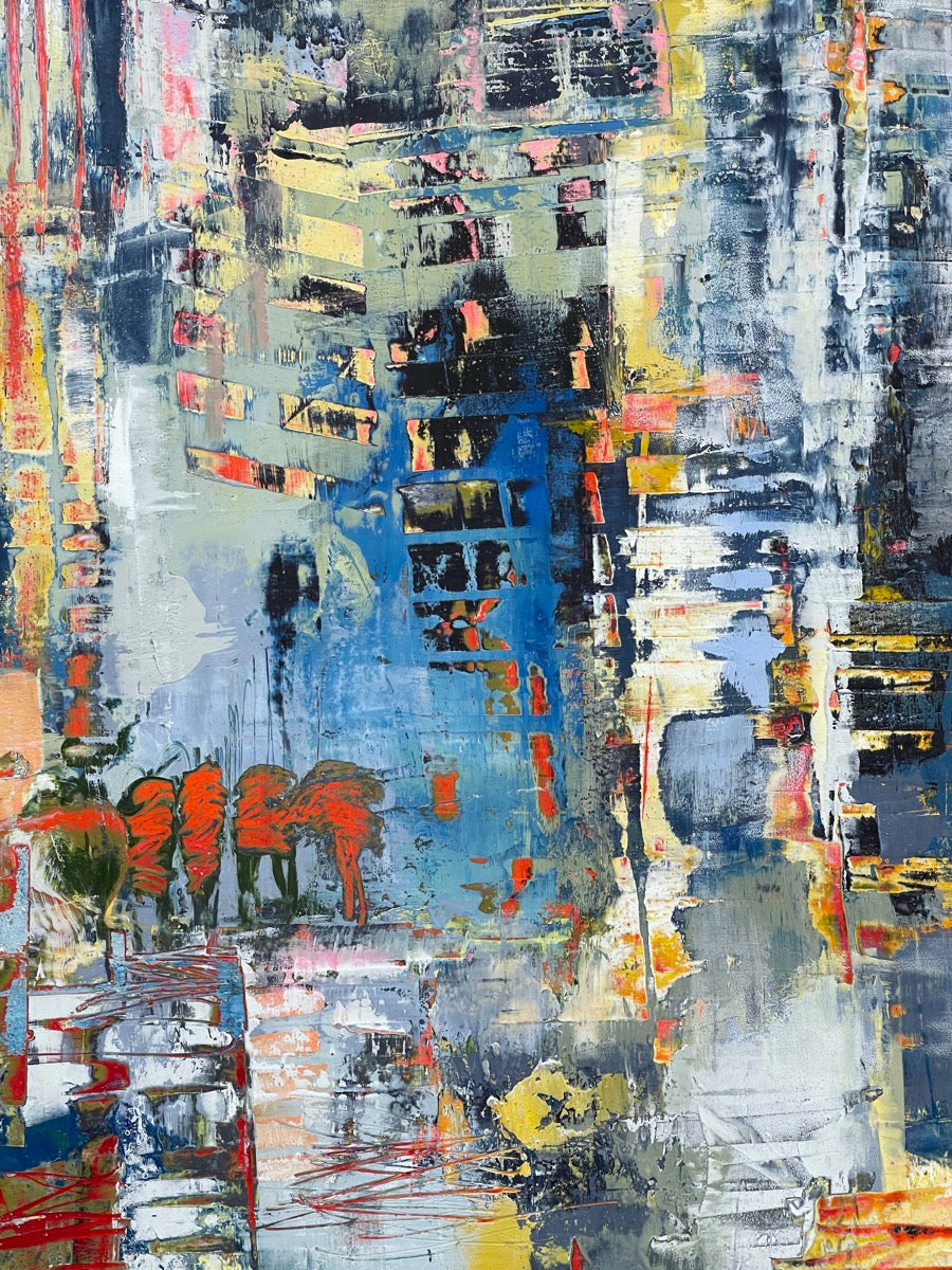 Megalopolis <br>76x152x3.8 cm<br>30x60”x1.5’’