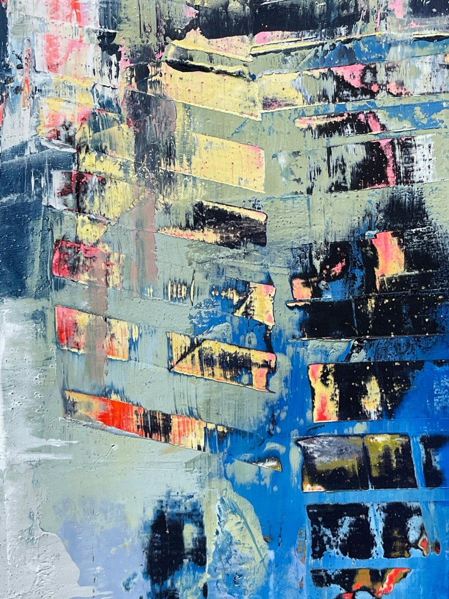 Megalopolis <br>76x152x3.8 cm<br>30x60”x1.5’’
