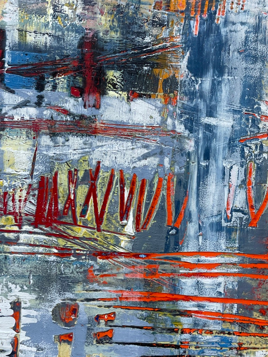 Megalopolis <br>76x152x3.8 cm<br>30x60”x1.5’’