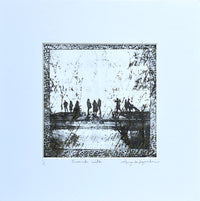 Promenade Walk <br>14x14 cm, 25x25 cm with mat<br>5.5”x5.5”, 9.8`’x9.8” with mat