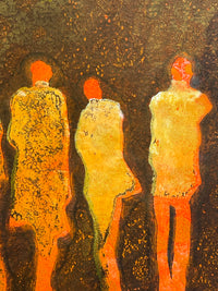 Radiant People <br>14x14 cm, 25x25 cm with mat<br>5.5”x5.5”, 9.8`’x9.8” with mat