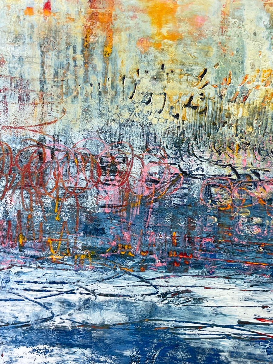 Revealing The Past <br>40x40x3 cm<br>15.7”x15.7”x1.2”