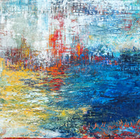 Salt Water <br>40x40x3 cm<br>15.7”x15.7”x1.2”