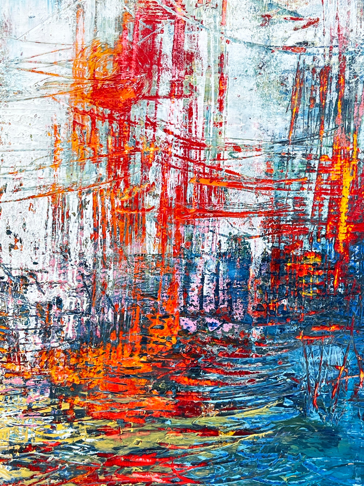 Salt Water <br>40x40x3 cm<br>15.7”x15.7”x1.2”