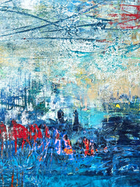 Salt Water <br>40x40x3 cm<br>15.7”x15.7”x1.2”