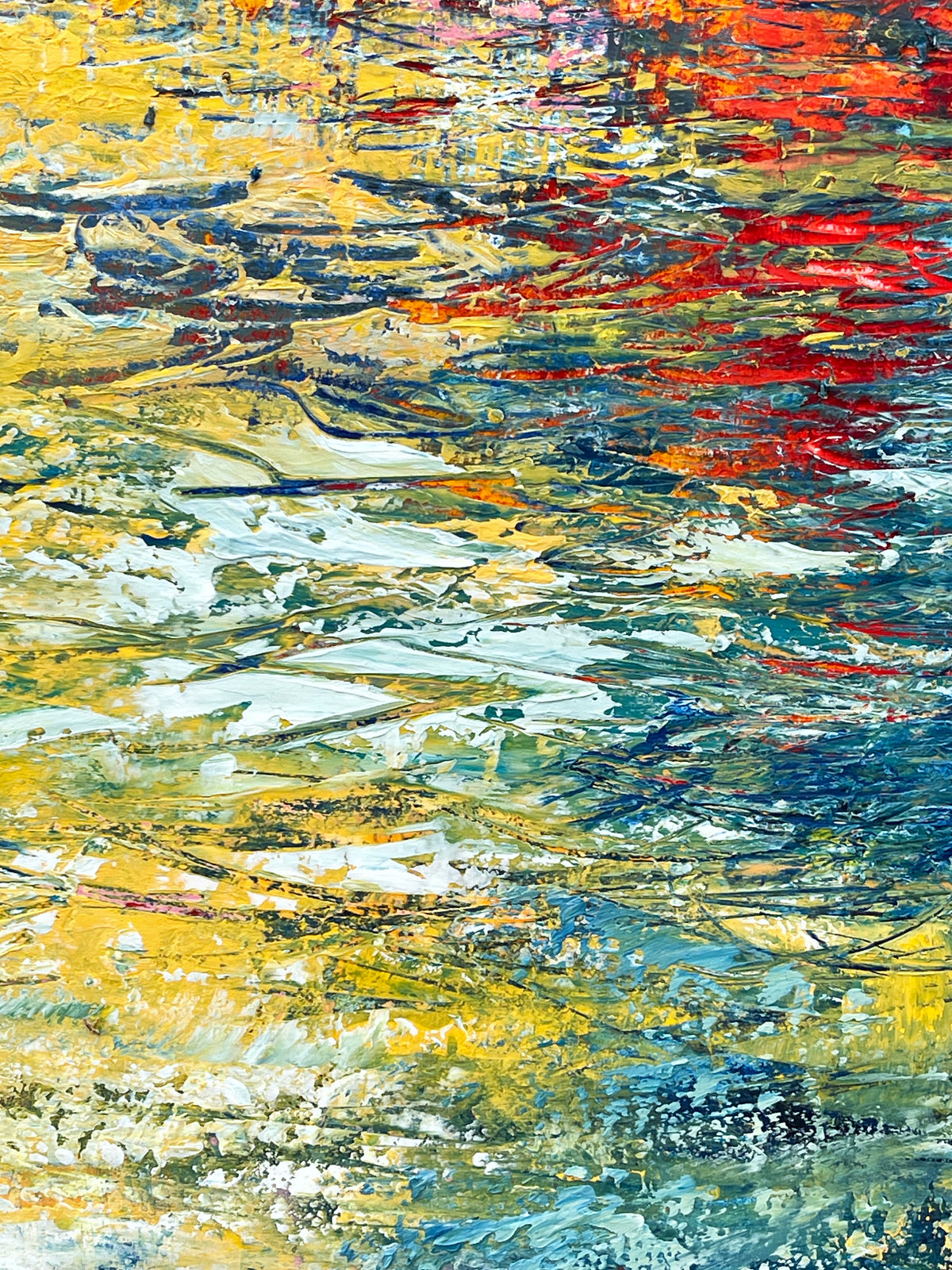 Salt Water <br>40x40x3 cm<br>15.7”x15.7”x1.2”