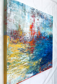 Salt Water <br>40x40x3 cm<br>15.7”x15.7”x1.2”