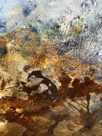 Serene Turbulence <br>91x91x2 cm<br>35.8”x35.8”x0.8”